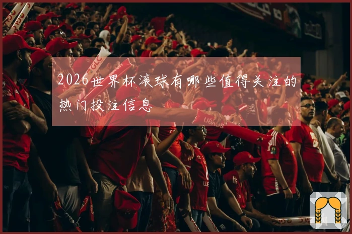 2026世界杯滚球有哪些值得关注的热门投注信息