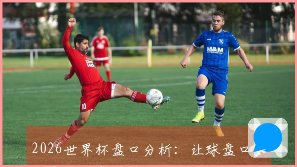 2026世界杯盘口分析：让球盘口如何影响比赛走势